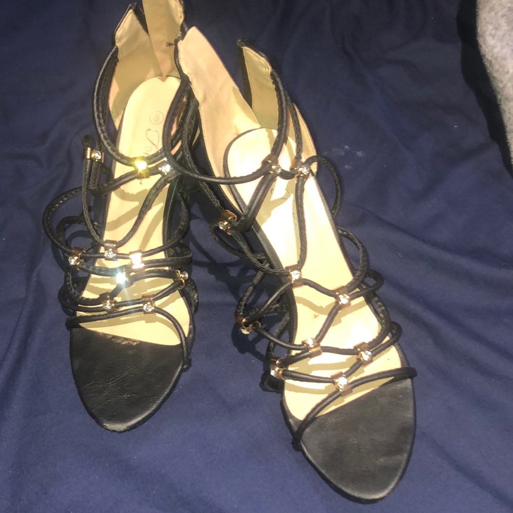 Strappy High Heels